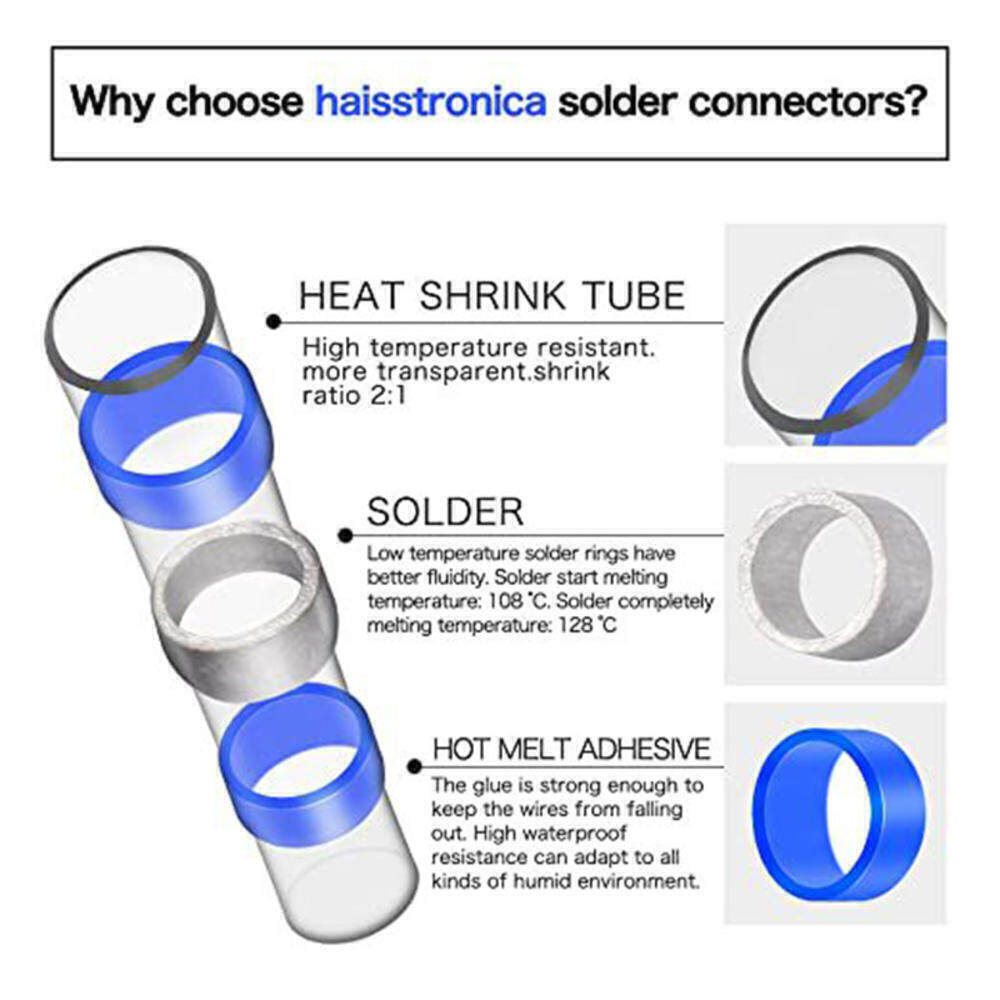 200Pcs Solderstick Waterproof Solder Wire Connector Kit Original Connector Hot