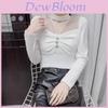 Tshirt For Women Spring Oversize Mesh Panel Stand Collar Embroidered Sleeveless Casual