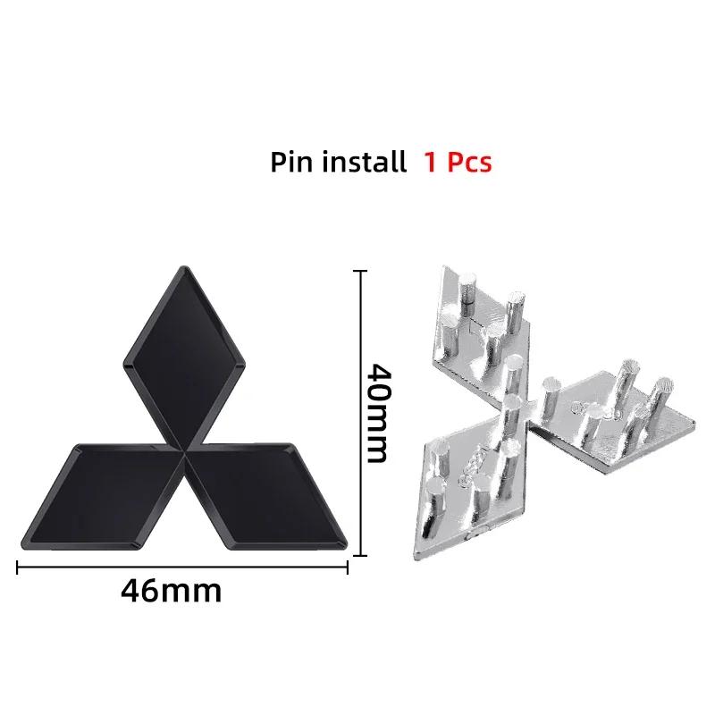 1pcs Car ABS Car Steering Wheel Center Stickers for Mitsubishi Lancer EX Galant ASX Outlander Pajero Eclipse Badge Accessories