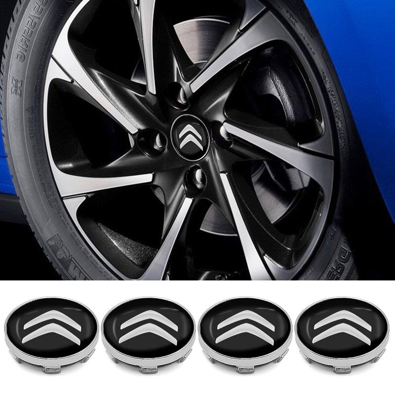 Auto Wheel Center Hub Caps Tire Hubcap Cover Emblem Sticker Accessories Fit For Citroen C4 C3 C5 Aircross C1 DS5 Berlingo Jumper
