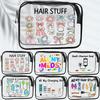 1Pcs Transparent Makeup Bag With Zipper Closure Spacious Cosmetic Organizer Lightweight Travel Toiletry Case Pvc Makeup Bag