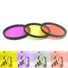 37 52 58 67mm Diving Filter Red Yellow Purple Color Filters for Camera Nikon Top For DSLR SLR Camera Lens