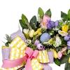 Easter Egg Wreath Easter Door Garland with Colorful Easter Eggs Easter Spring Wreath Artificial Easter Wreaths for Front Door