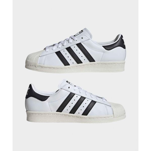 adidas Superstar 82 White Black Men Sneakers Cloud-White Core-Black Off-White JI2025