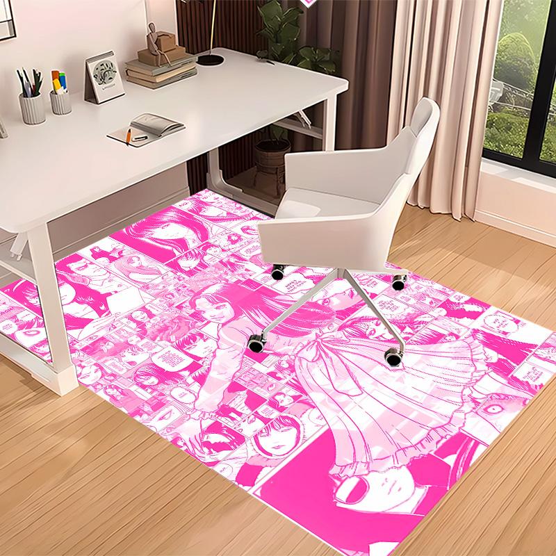 Thriller Manga Junji Ito Tomie0 Printed Absorbent Washable Carpet, Non-Slip Bathroom Mats, Kitchen Rugs, Yoga Mat,Living Room Entrance, Camping Picnic