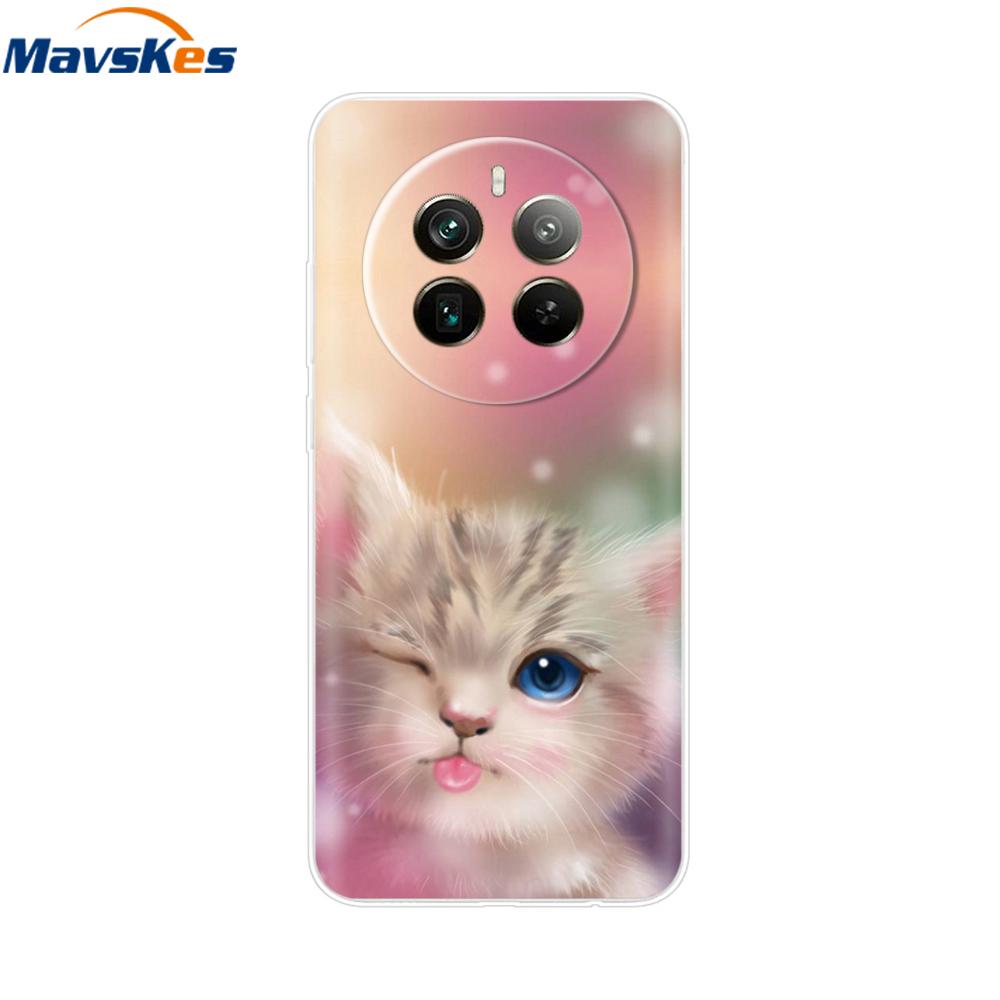 Für Realme 12 Pro Hülle Realme12 Pro+ Niedliche Cartoon Hülle Weiche Klare Silikon Handyhülle Für Oppo Realme 12 Pro Plus 5G TPU Bumper