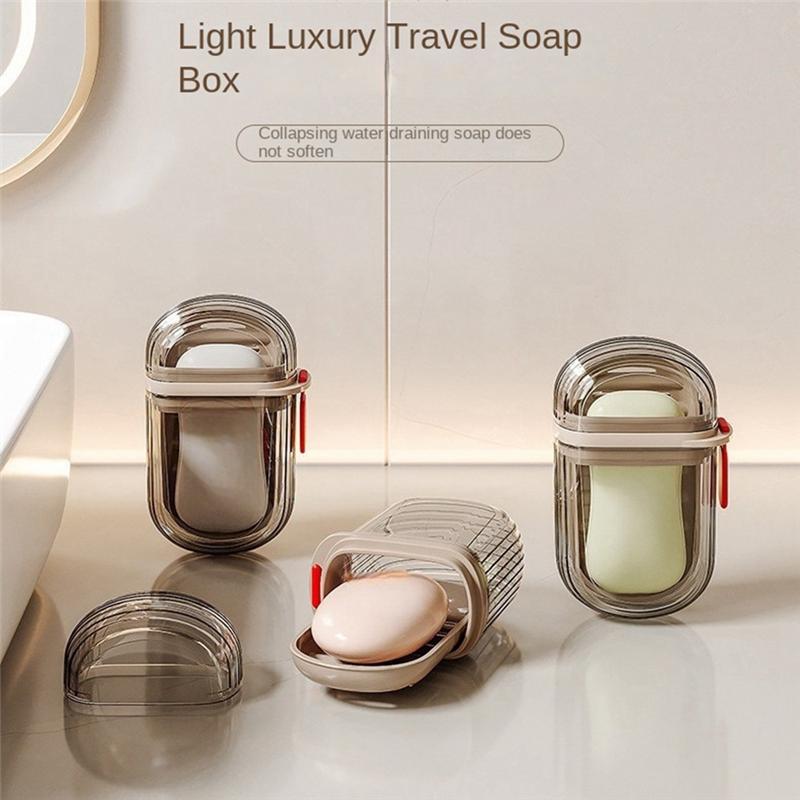 Travel Soap Box Soap Storage Portable Cover Sealed Soap Travel Carry
