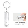 1Pcs Foldable Ultra-Thin Portable Carbon Steel Nail Toe Cutter Trimmer Scissor Manicure Pedicure Tool Fingernail Clipper