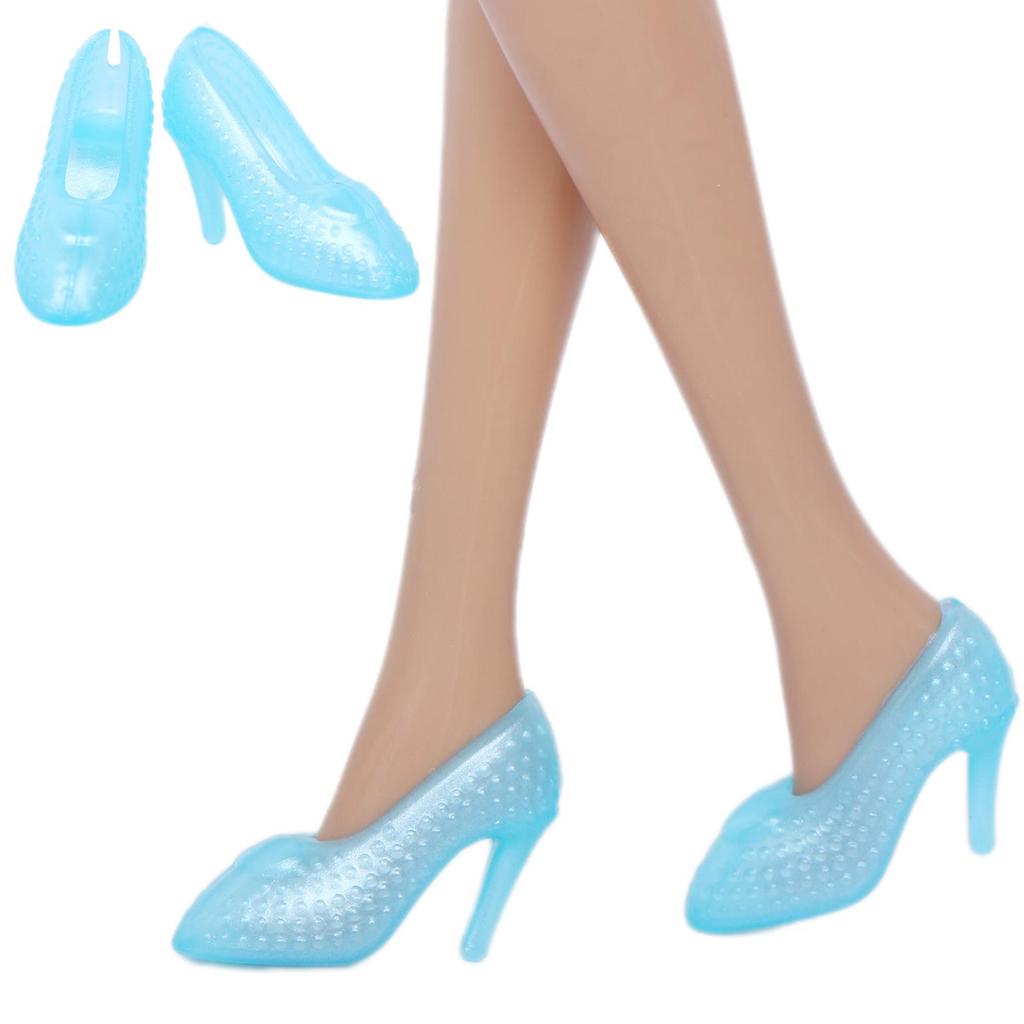 Mixed Style 11.5'' Girl Doll Shoes Sandal Boots Slipper Mini High Heel Shoes for 30cm Doll Accessories Toy