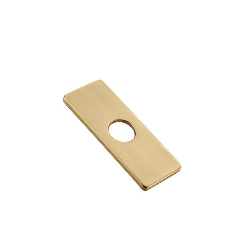 304 Stainless Steel Brushed Kitchen Faucet Cover10 Inch Decorative Plate Base Bathroom 6-inch Sheathing