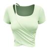 Women's Summer Cross Short Sleeve Yoga & Fitness Top