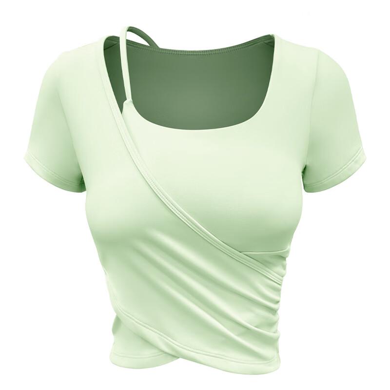 Женская летняя футболка с коротким рукавом для йоги Tangjun S-XL