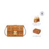 Neue MCM Tracy Visetos beschichtete Canvas mit Lederbesatz Umhängetasche Klein Damen Cognac MWSCAXT01CO001