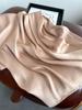 Versatile Silk-Like Scarf: Women's Spring/Summer Plain Gauze Wrap - Headscarf, Beach Towel, or Korean Satin Style