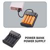 USB Rechargeable Lithiums Battery Charger for 1.5V AA with Charge Indicator