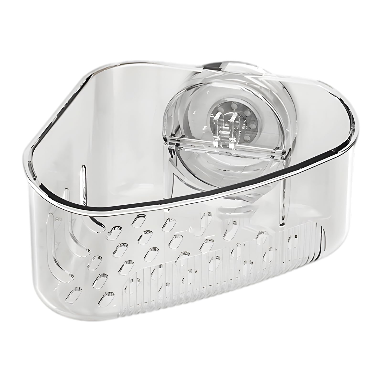 

Suction Cup Sink Corner Rack Corner Sinks Strainer Basket Sponge Holder Kitchen Sink Organizer Storage Rack for Bathroom