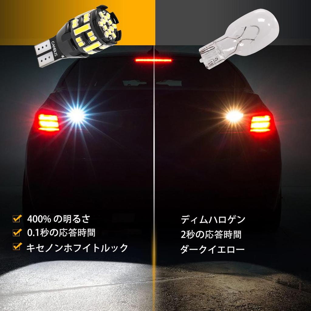 AUTOXBERT T15 T16 LED Backup Super Vehicle Inspection Compatible with 921 Position and Room for 12V Pack of 2 Lamps, Bright, 2835-SMD Chip, Compliant,