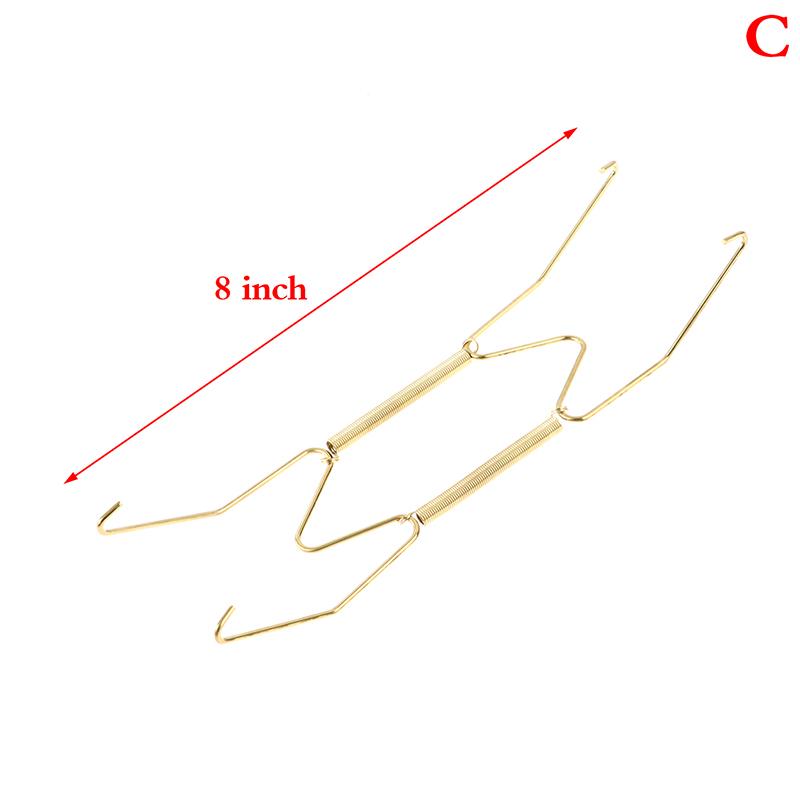 

Настенный дисплей Вешалка для тарелок W-типа Декоративный держатель для тарелок с пружиной Невидимый крючок