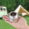 Lightweight Mini Alcohol Stove With Lid Backpacking Burner Mini Outdoor Cooking Stove  BBQ