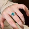 Anello Regolabile da Donna in Tormalina Arcobaleno - Stile Dolce & Piccante