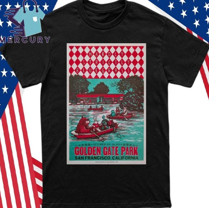 

Hardly Strictly Bluegrass October 3-5 2025 Golden Gate Park, San Francisco Shirt XL