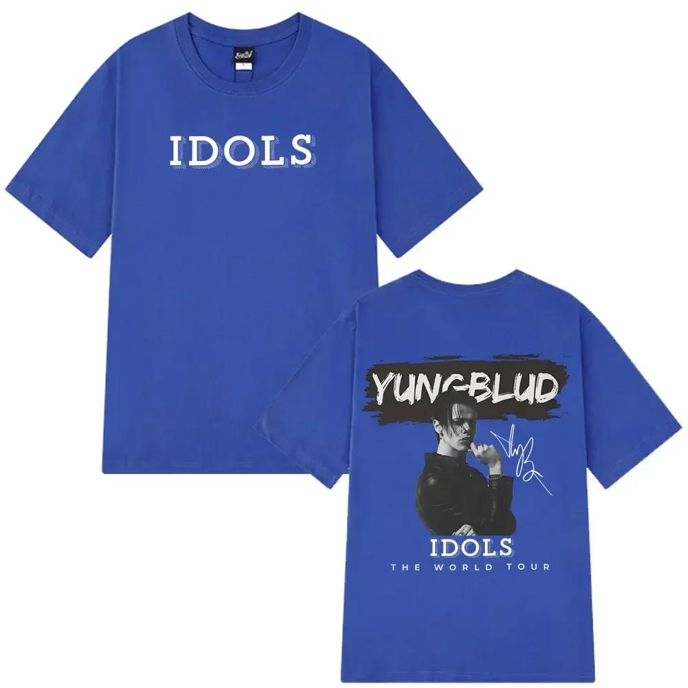 Yungblud 2025 World Tour New Idols Vintage Tshirt Unisex Wounisex Punk Rock T Shirts Shortsleeved Cotton Hiphop Oversized Tshirts