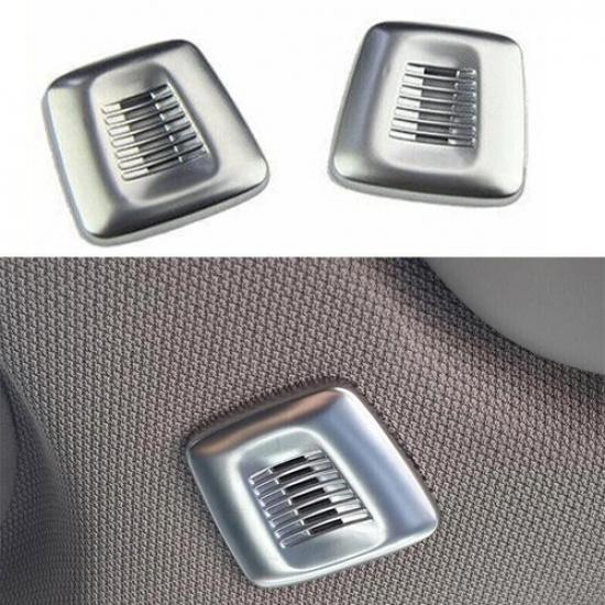 For BMW X2 F39 Car Inner Roof Microphone Horn Cover Trim 2018- Matte Silver