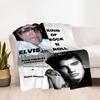 Elvis Presley Rock Legend Blanket Soft & Cozy Perfect for Couch Bedding Picnics for All Occasions Digital Print Birthday Christmas Gift Blanket