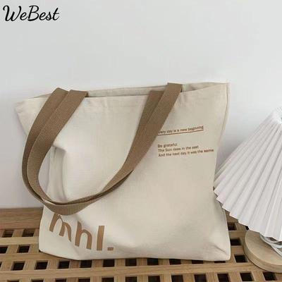 2025 Summer New Letter Print Large Capacity Commuter Tote Bag