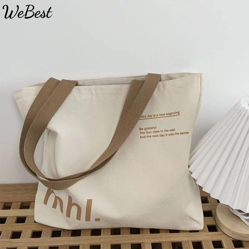 

2025 Summer New Letter Print Large Capacity Commuter Tote Bag коричневий