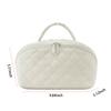 Girls Travel Makeup Pouch Open Flat Small Cosmetic Pockets Lightweight Bath Toiletry Bag Fashion Waterproof Storage Organizer