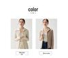Women's Elegant Striped Cashmere Hooded Cardigan - Double Zipper Slim Fit (2026 Autumn/Winter)