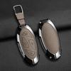 Interior Mouldings Alloy Leather Car Key Case Key Cover For Hyundai IONIQ 6 New Grand Prix GN7 For New Kona SX2 Car Protector Ke