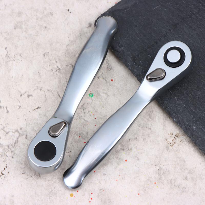 Ratchet Wrench 1/4 Drive Ratchet Handle With 72 Teeth Quick Release Screwdriver Bits Hex Torque Wrenches Set Spanner