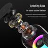 RGB Bluetooth-Lautsprecher YD-18: Bunter Desktop- & Autolautsprecher mit Spielatmosphärenlicht und tiefem Bass