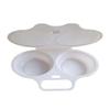 Versatile Microwave Eggs Pan Frying Box Eggs Frying Container Plastic Material