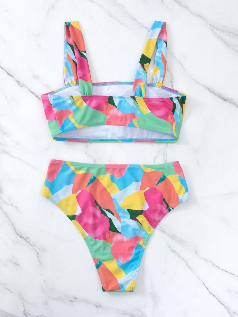 2023 Summer Women's Multi-color High-waist Sexy Bikini Swimsuit