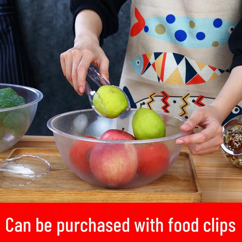 Transparente runde Buffet-Servierschale