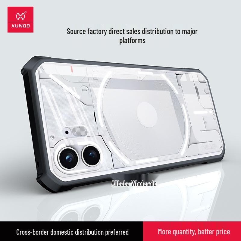 Xundi NothingPhone 2 Protective Case - Slim, Anti-Fall Cover for Cross-Border Use