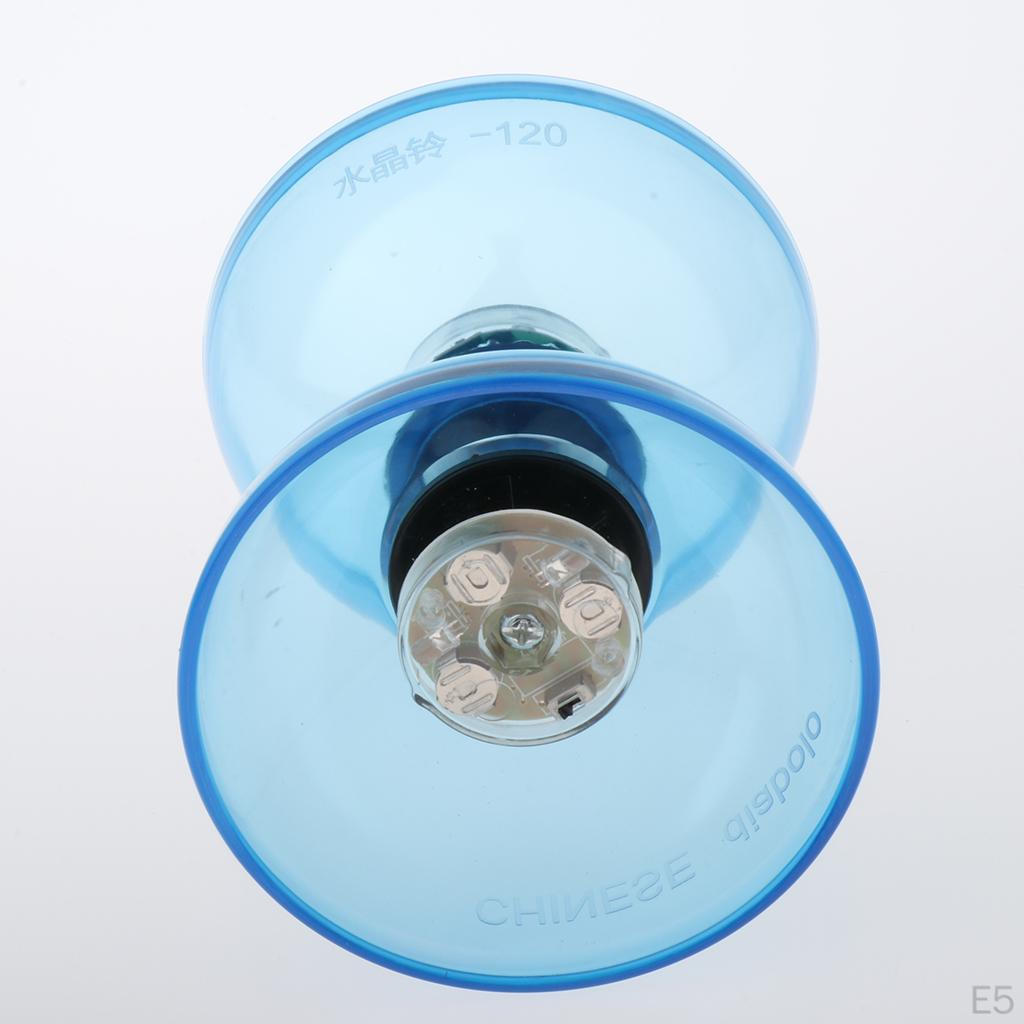 Double-end Luminous ABS Rubber Diabolo Set with Handstick String