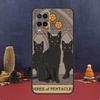 Cats Tarot Witchcraft Case For Oppo A16 A76 A96 A17 A57 A40 A60 A80 A98 A58 A78 A18 A38 A54 A74 A94 A15 A5 A6 Pro