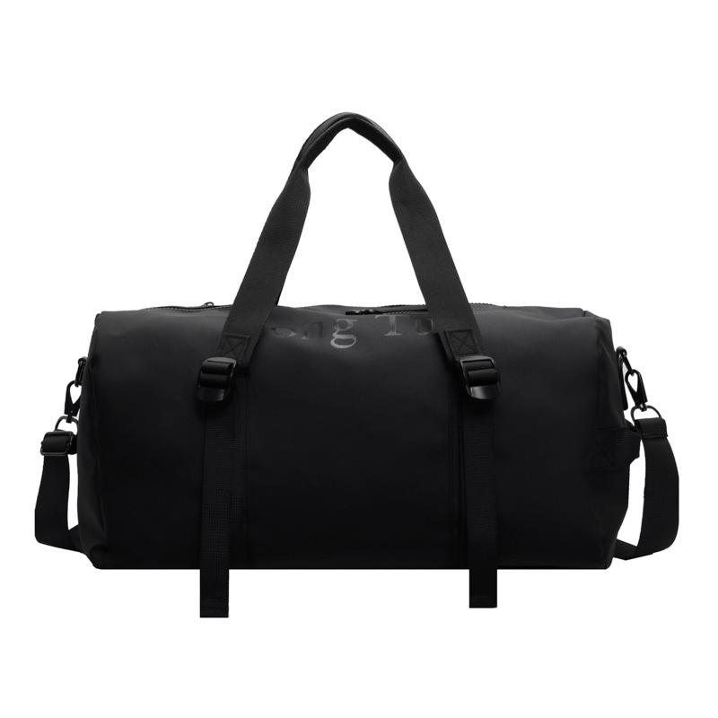 

Men s and Women s Dry-wet Separated Sports and Fitness Bags, Large-capacity Casual Hand-carry Commuter Travel Bags with A Pull Handle чёрный