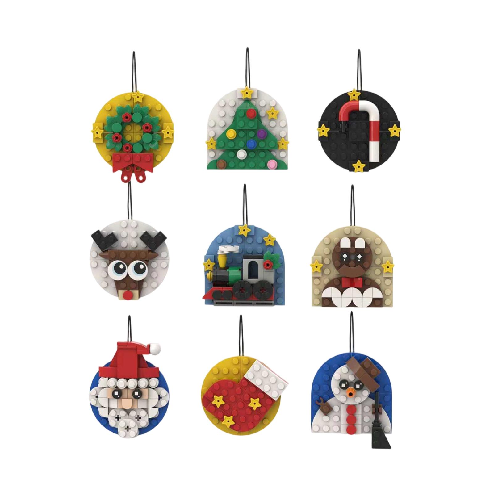 

Коллекция из 9 новых многофункциональных наклеек на холодильник, подвесок и стикеров для рождественской вечеринки One Size