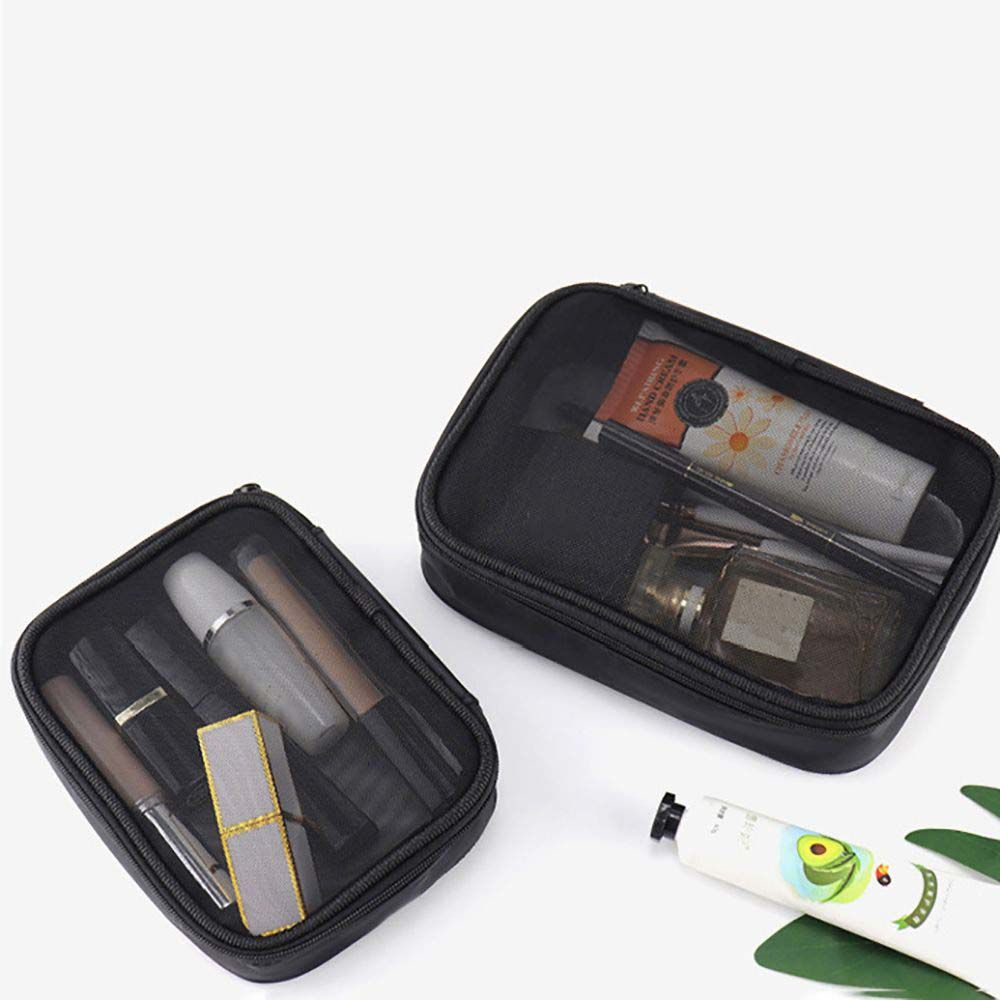 Nylon Toiletry Bag Female Travel Wash Pouch Bath Storage Makeup Case Storage Bag Mesh Cosmetic Bag