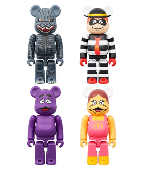 

BERBRICK Godzilla Set of 4 vs. McDonald s 150%
