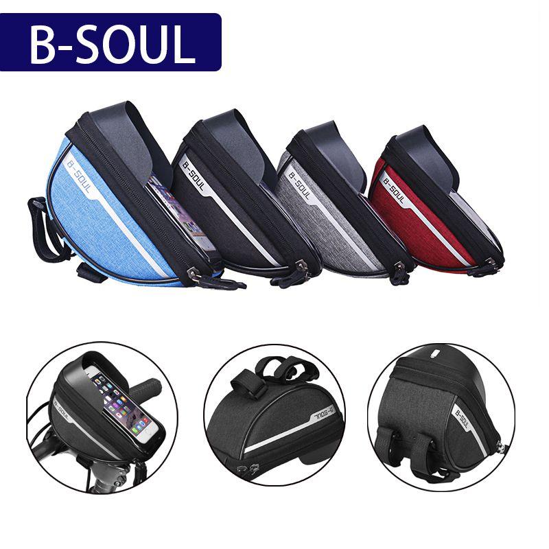 Stylish B-soul Bicycle Handlebar Bag With Sensitive Touch Screen And Large Capacity