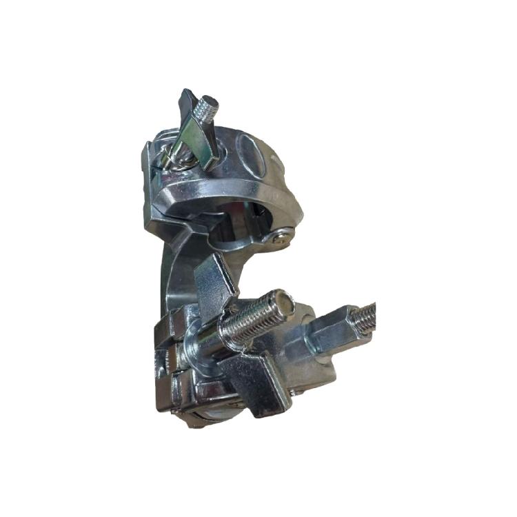 Zinc Alloy Drum Frame Mounting Clamp Replacement High Strength Metal Drum Accessory Clamp For Stability And Durability