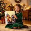 Christmas Tree Pendant Decoration Set Advent Calendar, 24 Day Countdown Box with Highland Cow Creative Souvenir for Family Acrylic Pendants,