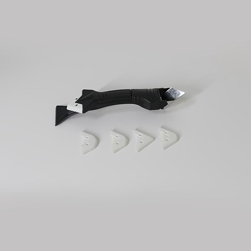 1 Set of 3-In-1 Silicone Sealing Tool with Stainless Steel Head - Perfect for Sealing, Cleaning, and Scraping Glue-Durable Plastic Handle,Sealing Tool