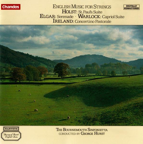 

CD GEORGE HURST THE BOURNEMOUTH SINFO Holst Elgar Warlock Ireland CHAN8375 CHANDOS 1985 Germany Classical Used